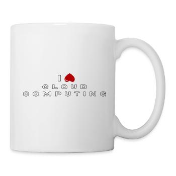 Je déteste le Cloud computing - Mug blanc - blanc - Droite