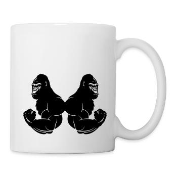 Gorillas Strong - Mug - white - Right