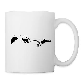 creation of adam - Mug - white - Right