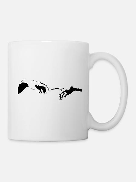 creation of adam - Mug - white