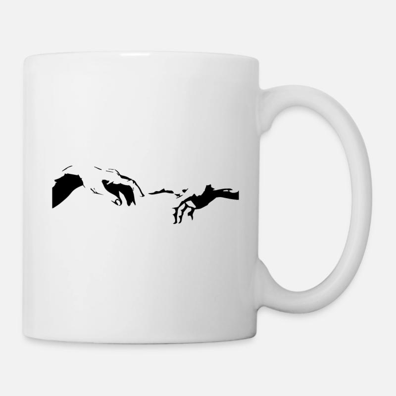 creation of adam - Mug - white