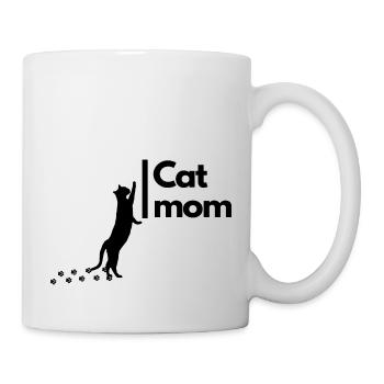 CAT mom cut - Tasse - Weiß - Rechts