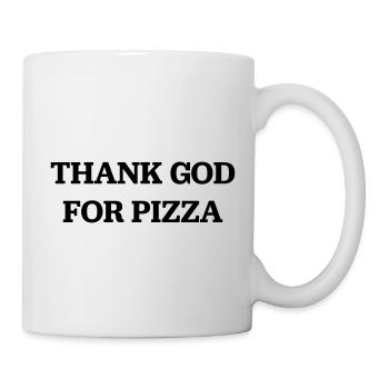 Pizza - Mug blanc - blanc - Droite