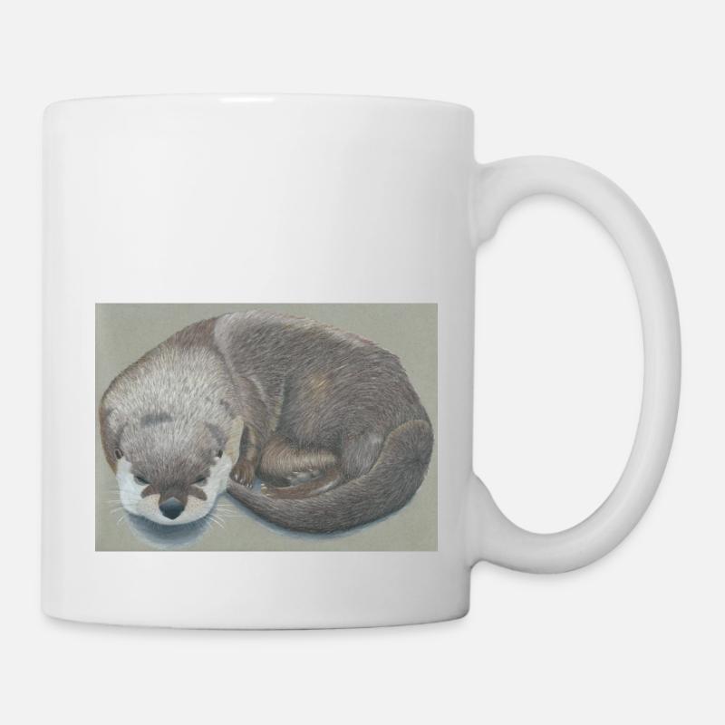 otter 12 03 2023 - Tasse - Weiß