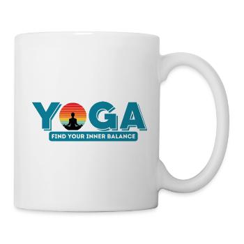 Yoga - A moment of relaxation - Mug blanc - blanc - Droite
