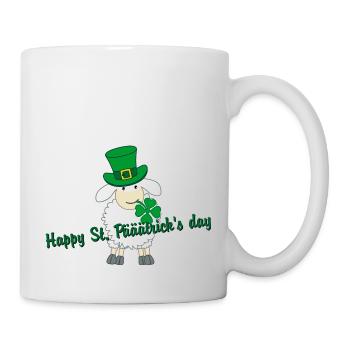 St. Patrick's day is here - St. Päääätrick - Tasse - Weiß - Rechts