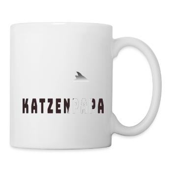 Katzenpapa - Tasse - Weiß - Rechts