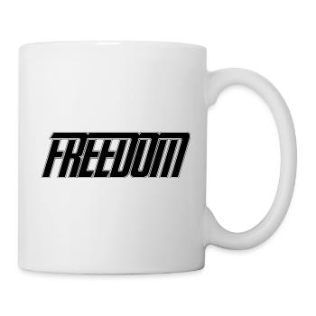 FREIHEIT BLK - Tasse - Weiß - Rechts