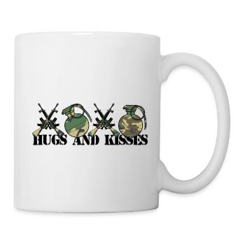 Camo d’armes XOXO - Mug blanc - blanc - Droite