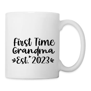 First Time Grandma Est. 2023 - Mug - white - Right