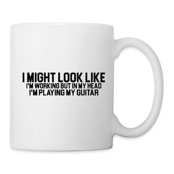 But In My Head I'm Playing My Guitar 4 - Mug - white - Right
