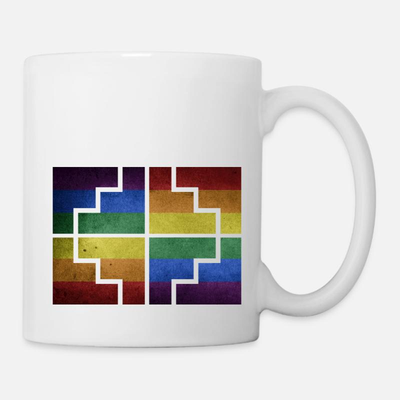 Géométrie - Mug blanc - blanc