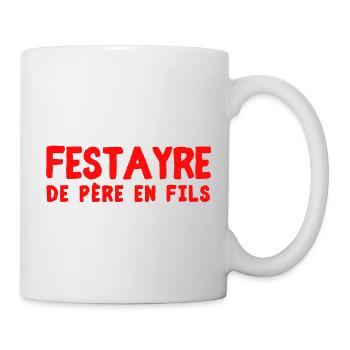 Feria festayre féria - Mug blanc - blanc - Droite