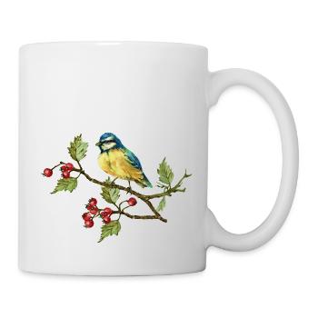 Colorful bird - Mug - white - Right