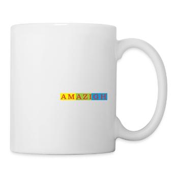 AMAZIGH SYMBOL BERBER Z IMAZIGHEN KABYLISCHES JUWEL - Tasse - Weiß - Rechts