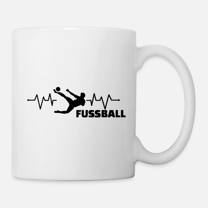 Fußball Soccer - Tasse - Weiß