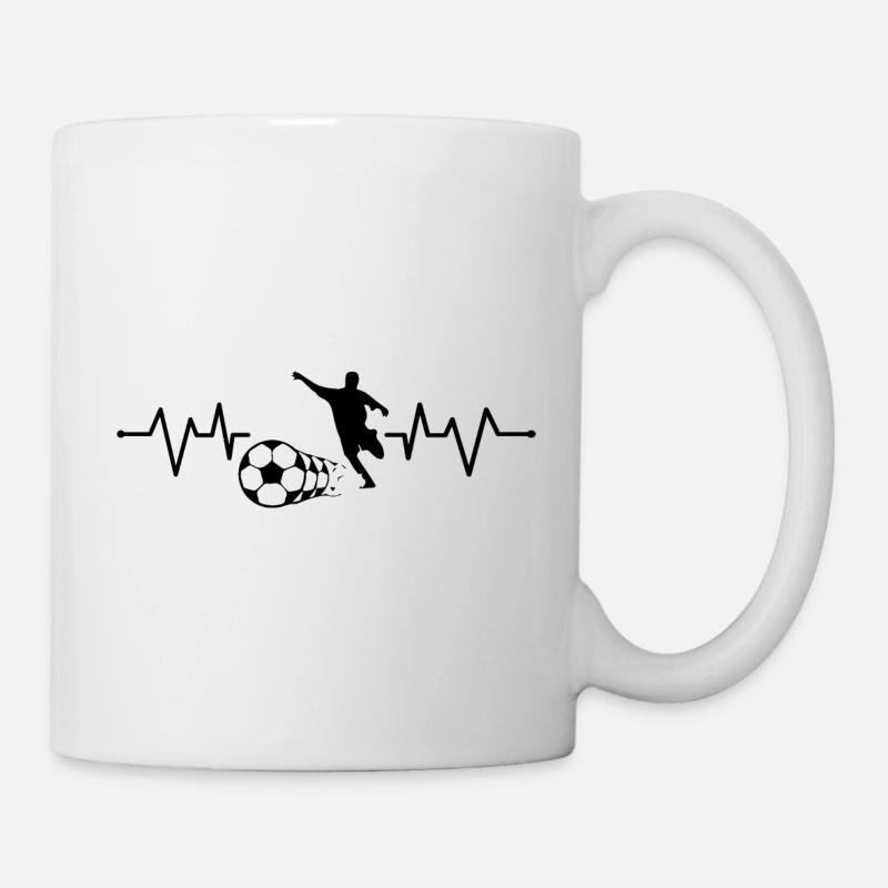 Fußball Soccer - Tasse - Weiß