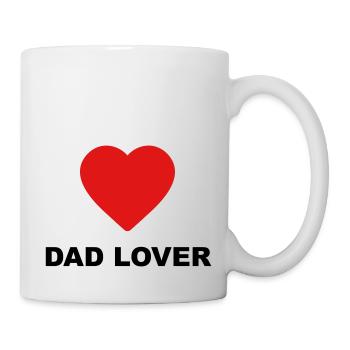 Cute "Dad Lover" design for you - Mug - white - Right