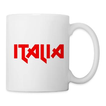 Modisches Heimat ITALIA Metal-Design - Tasse - Weiß - Rechts