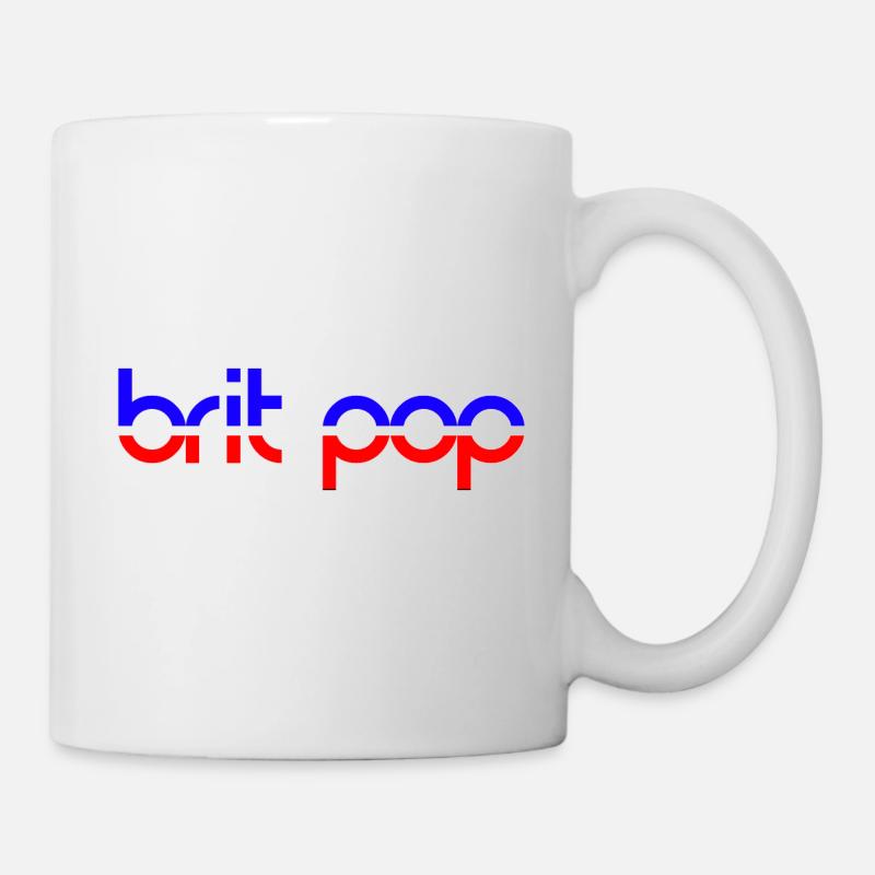 BRIT POP - Tasse - Weiß