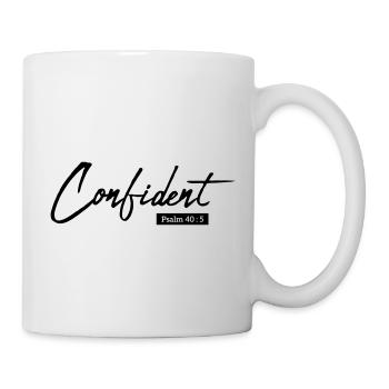 Confident - Tasse - Weiß - Rechts