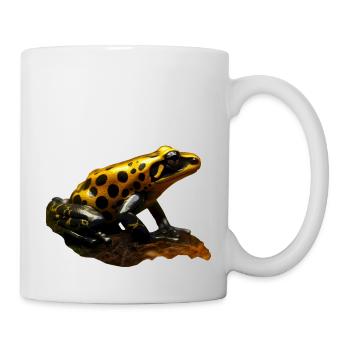Poison dart frogs secrete poisonous skin secretions - Mug - white - Right