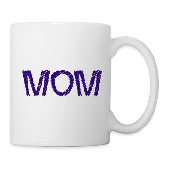 MOM. MOM. MOTHER's DAY. HAPPY MOTHER'S BIRTHDAY - Mug - white - Right