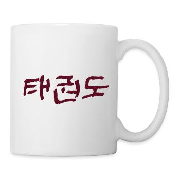 Taekwondo - Tasse - Weiß - Rechts