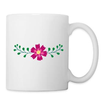 Flower Blume Pflanze - Tasse - Weiß - Rechts