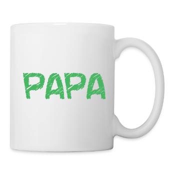 PAPA. ALLES GUTE ZUM GEBURTSTAG, PAPA. PAPA. VATERTAG - Tasse - Weiß - Rechts