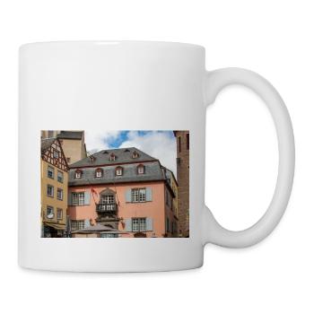 St. Martin Kirche, Cochem Rhein - Tasse - Weiß - Rechts