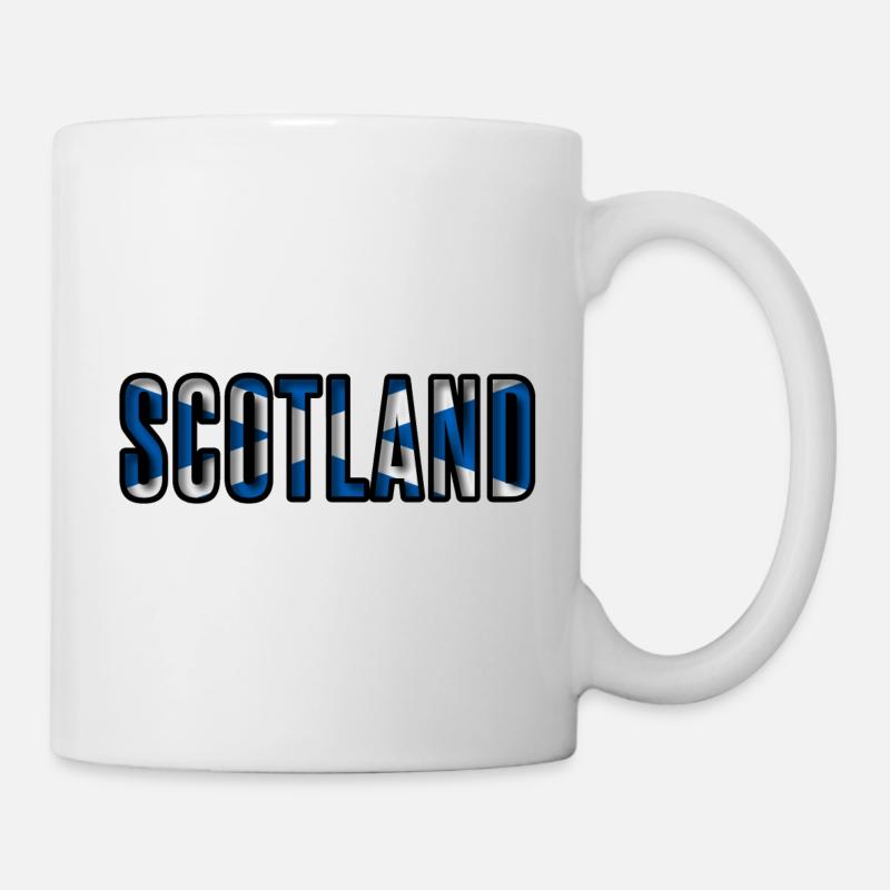 Schottland - Tasse - Weiß
