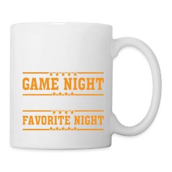 La soirée de jeu est ma nuit préférée 3 - Mug blanc - blanc - Droite