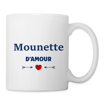 Mounette - Mug blanc - blanc - Droite
