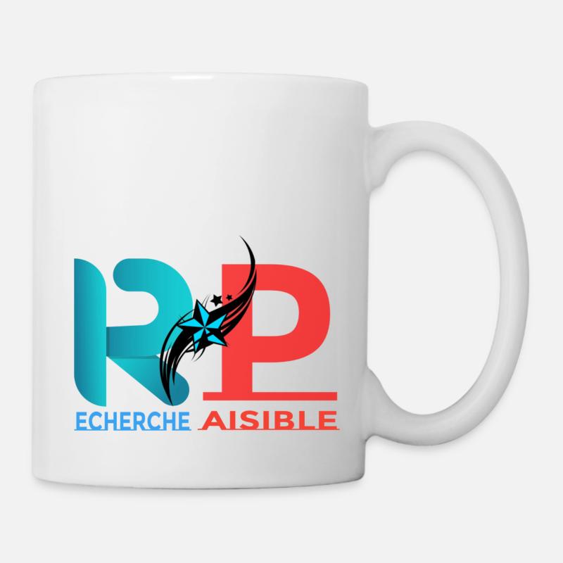 recherche paisible - Mug blanc - blanc