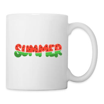 Summer watermelon - Mug - white - Right