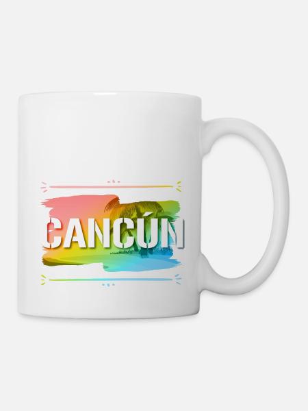 Cancun - Tasse - Weiß