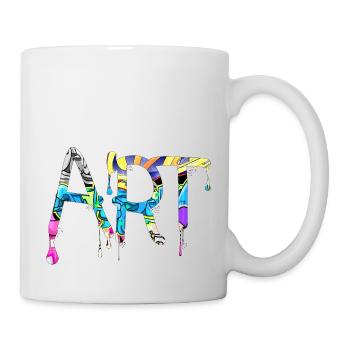Graffiti style Splash hip hop colors painter color - Mug - white - Right