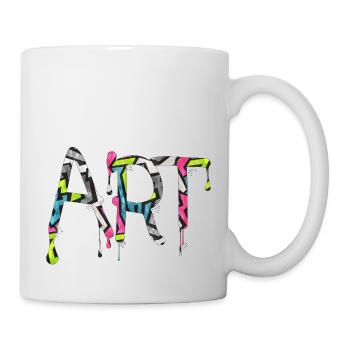 Graffiti style Splash hip hop colors painter color - Mug - white - Right