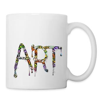 Graffiti style Splash hip hop colors painter color - Mug - white - Right