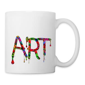 Graffiti style Splash hip hop colors painter color - Mug - white - Right