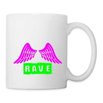 Rave - Tasse - Weiß - Rechts