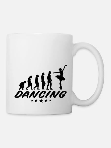 Dancing Dance Music - Tasse - Weiß