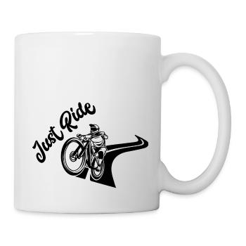 Triathlon Swim Bike Run Marathon - Tasse - Weiß - Rechts