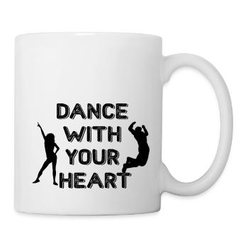 Dancing Dance Music - Tasse - Weiß - Rechts
