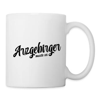 Erzgebirge Heimat liebe - Tasse - Weiß - Rechts