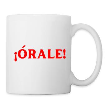 Genau richtig Spanisch Sprache - Tasse - Weiß - Rechts