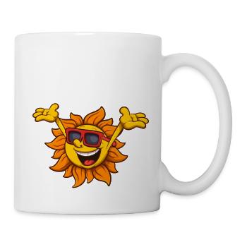 Happy Sun Character - Mug - white - Right
