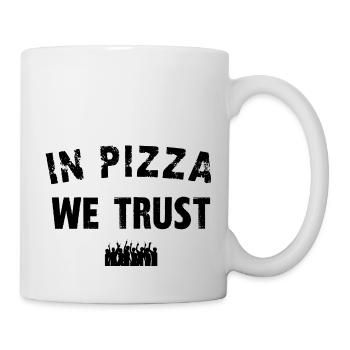 In Pizza, der wir vertrauen - Tasse - Weiß - Rechts
