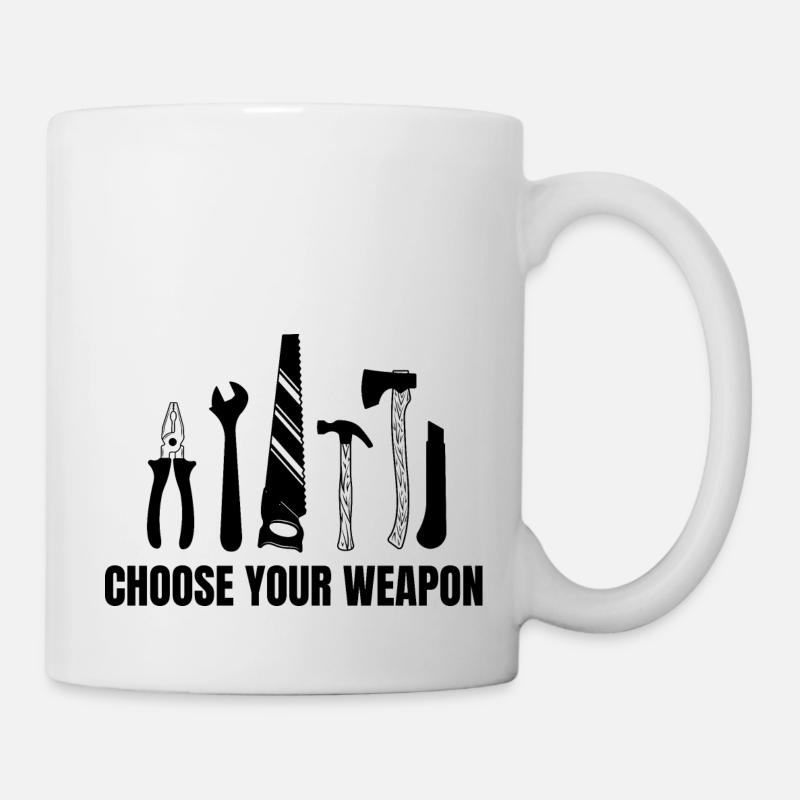 Artisan bricoleur Artisan Artisan Outil Construction - Mug blanc - blanc